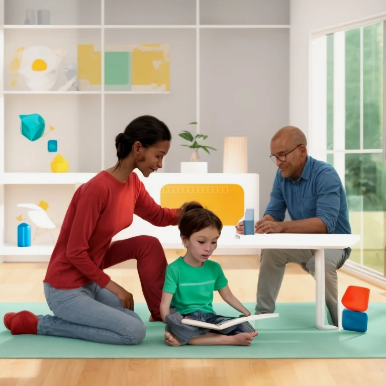 Kind nutzt eine KI-Spielanwendung auf Tablet